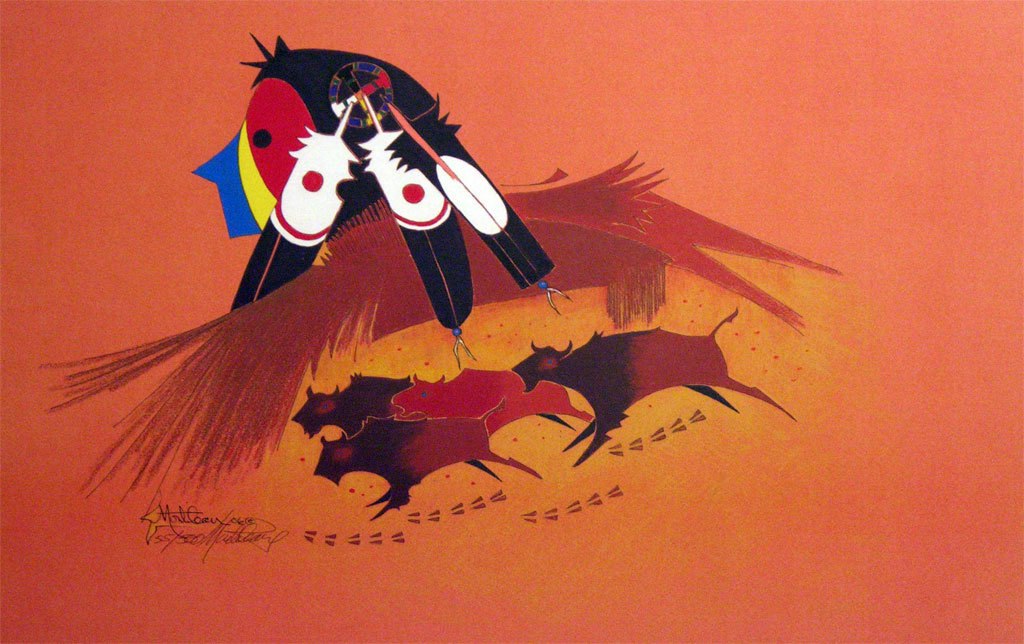 Buffalo robe Buffalo robe